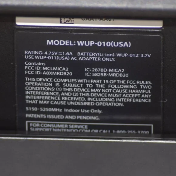 Lot Wii U Black Console Gamepad 3 Handheld Controllers Tested and Working! - Picture 12 of 14